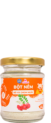Bột nêm vị Bò và Chùm ngây cho bé ăn dặm hũ 60g