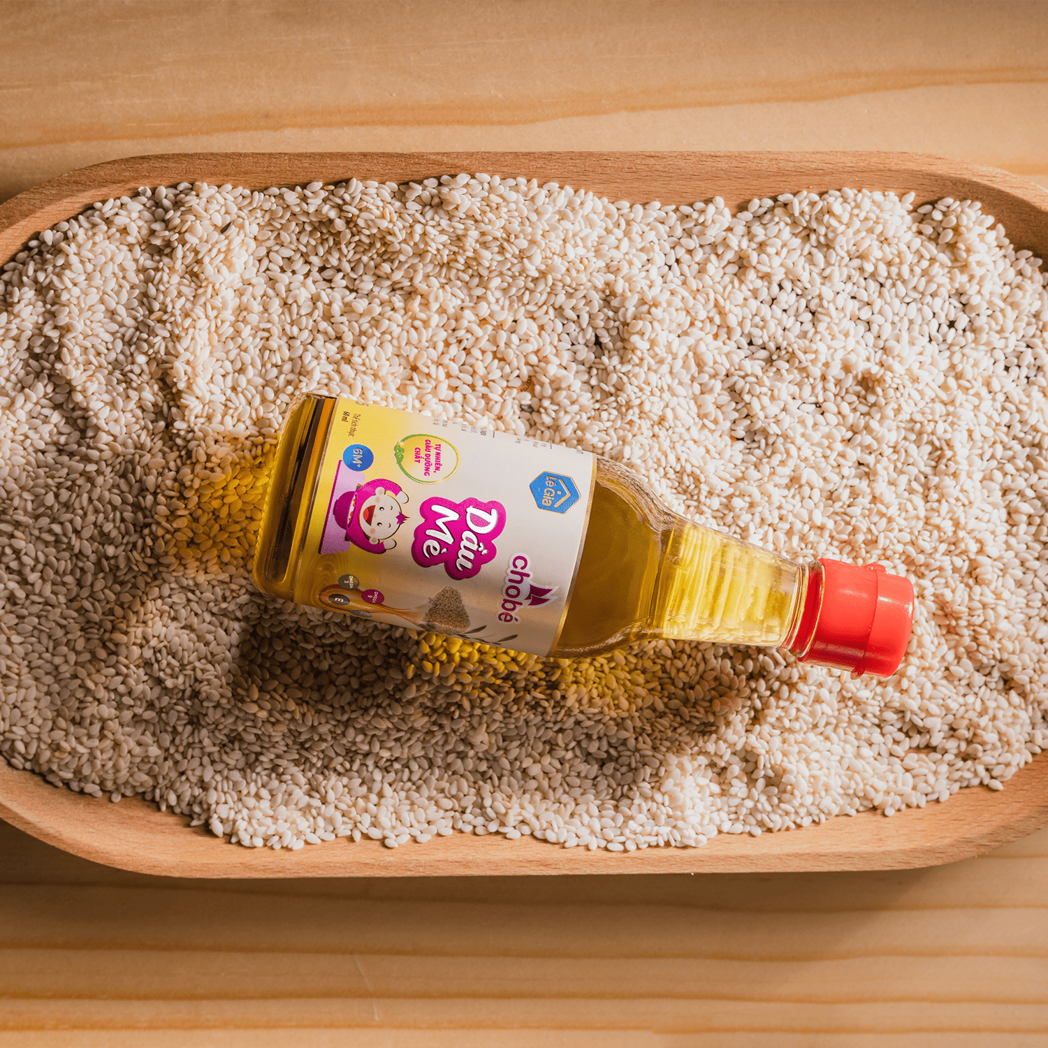 Cách sử dụng dầu mè cho bé ăn dặm