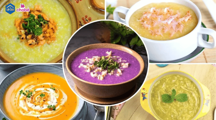 Cháo tôm có thể kết hợp với rất nhiều các loại rau/ củ/ quả để cho ra những món cháo thơm ngon, bổ dưỡng