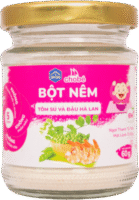Bột nêm vị Tôm sú và Đậu Hà Lan cho bé ăn dặm hũ 60g