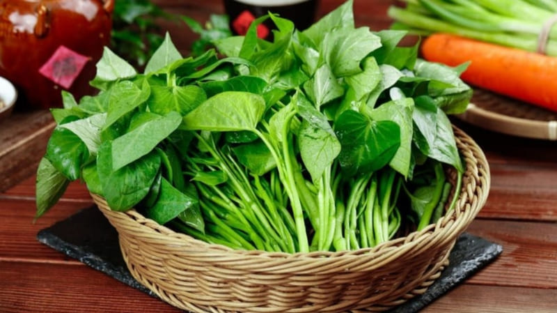 Rau lang nấu với gì cho bé ăn dặm ? Gợi ý 4 món cháo và canh rau lang kết hợp